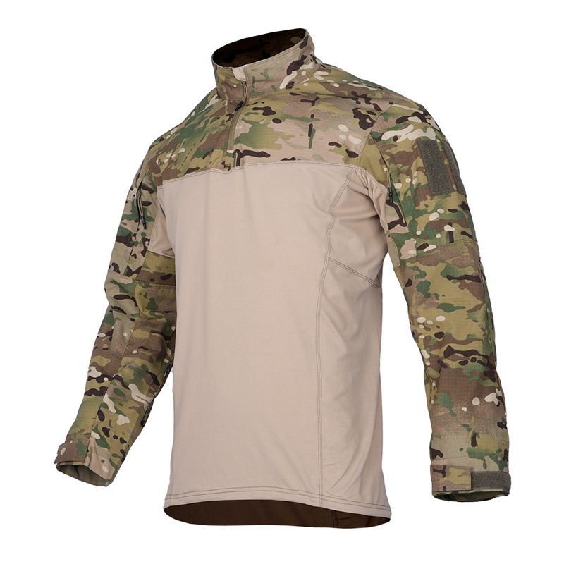 Assault Second Generation Tactical Shirt Men's Outdoor Long-Sleeved Breathable Training Camouflage Suit New Men's Cp Combat Frog Suit