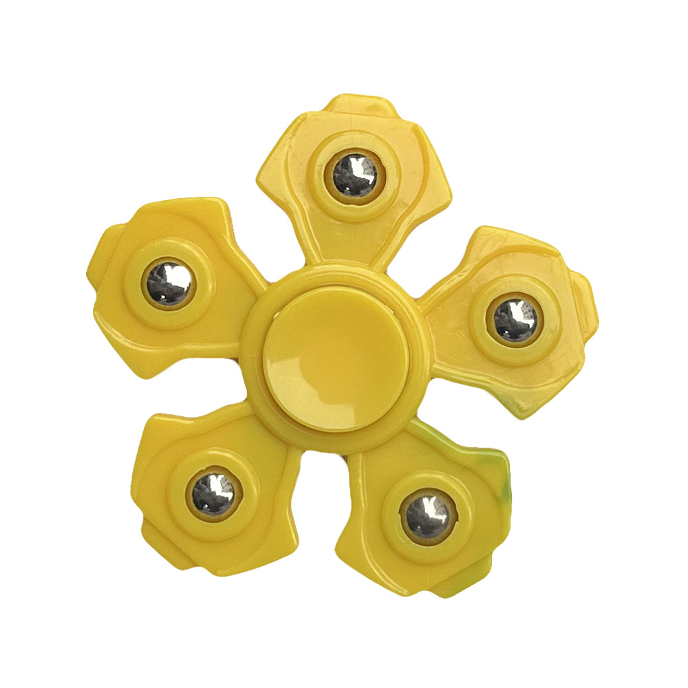 [Classic Color Five Beads] Yellow Five Diamonds