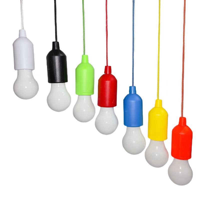 LED ミニポータブルカラフルなプルコードライトレトロテントキャンプハンギングライト優しい暖かい光緊急ナイトライト|undefined
