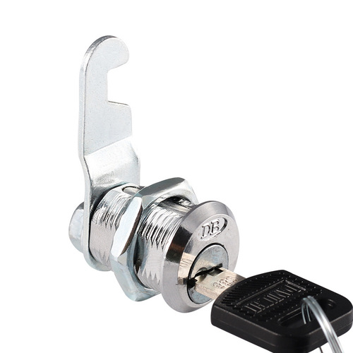 更衣柜锁文件柜锁信箱偏心转舌锁铁皮柜子锁储物柜锁柜门锁芯锁头