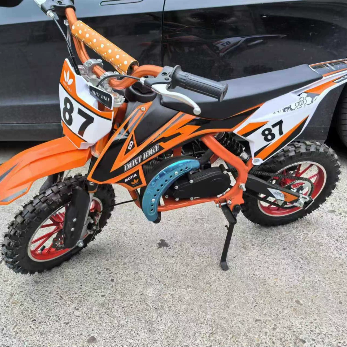 Мини KTM внедорожный двухколёсный мотокросс на бензине 49cc для детей, горные гоночные мотобайки
