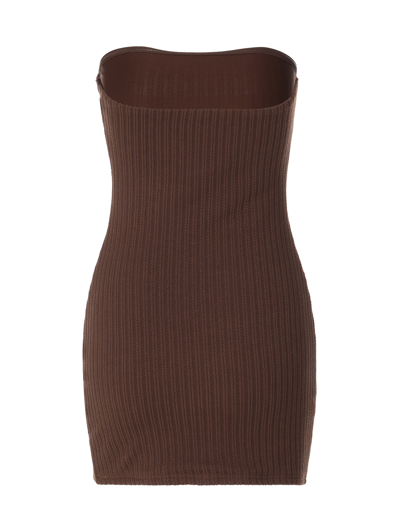 Women's Clothing Spring 2026 European American Style Off-Shoulder Strapless Slim Fit Bodycon Dress For Women Pure Sexy_ecoleips.com