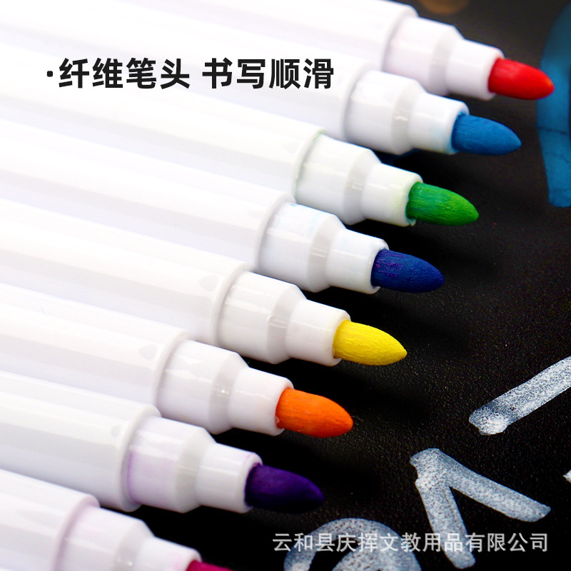 Fabricantes al por mayor tiza líquida borrable color mini niños graffiti pintura acrílico LED lámpara fluorescente lápiz