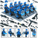 Building Blocks Military Special Soldiers Kid Peacekeeping Anti-riot Team Kid Doll Assembled Weapon Boy Toy