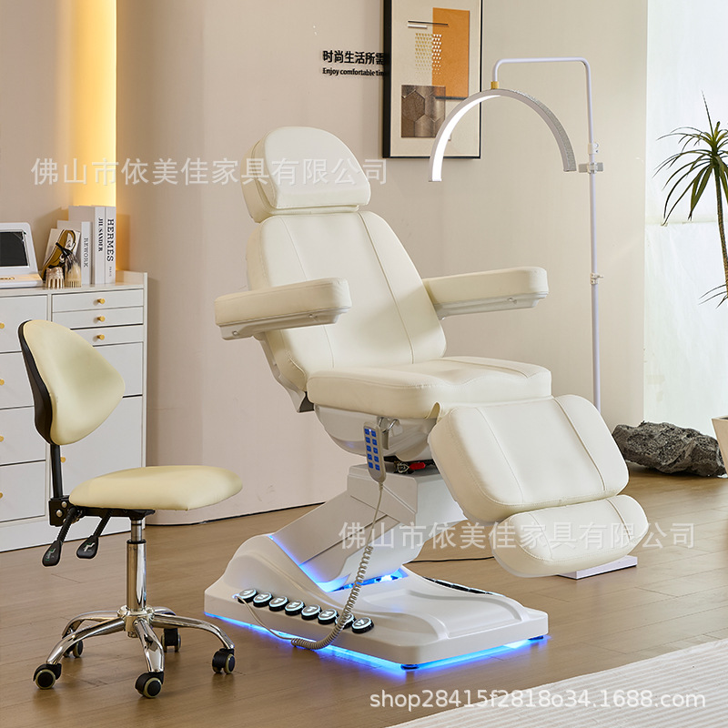 Cama de belleza eléctrica para salón de belleza especial de masaje elevación fisioterapia multifuncional inyección de tatuaje de belleza médica cama de bordado dental