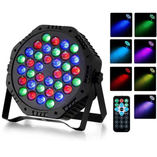 Cross-Border LED stage lighting voice-activated colorful handkerchief lamp 36 18 handkerchief lamp bar wedding performance dyeing Parling lamp