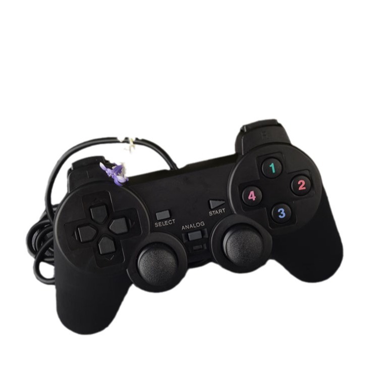 PS2 forma GamePad 208USB con cable mango PC juego de arcade controlador de accesorios de consola de juegos
