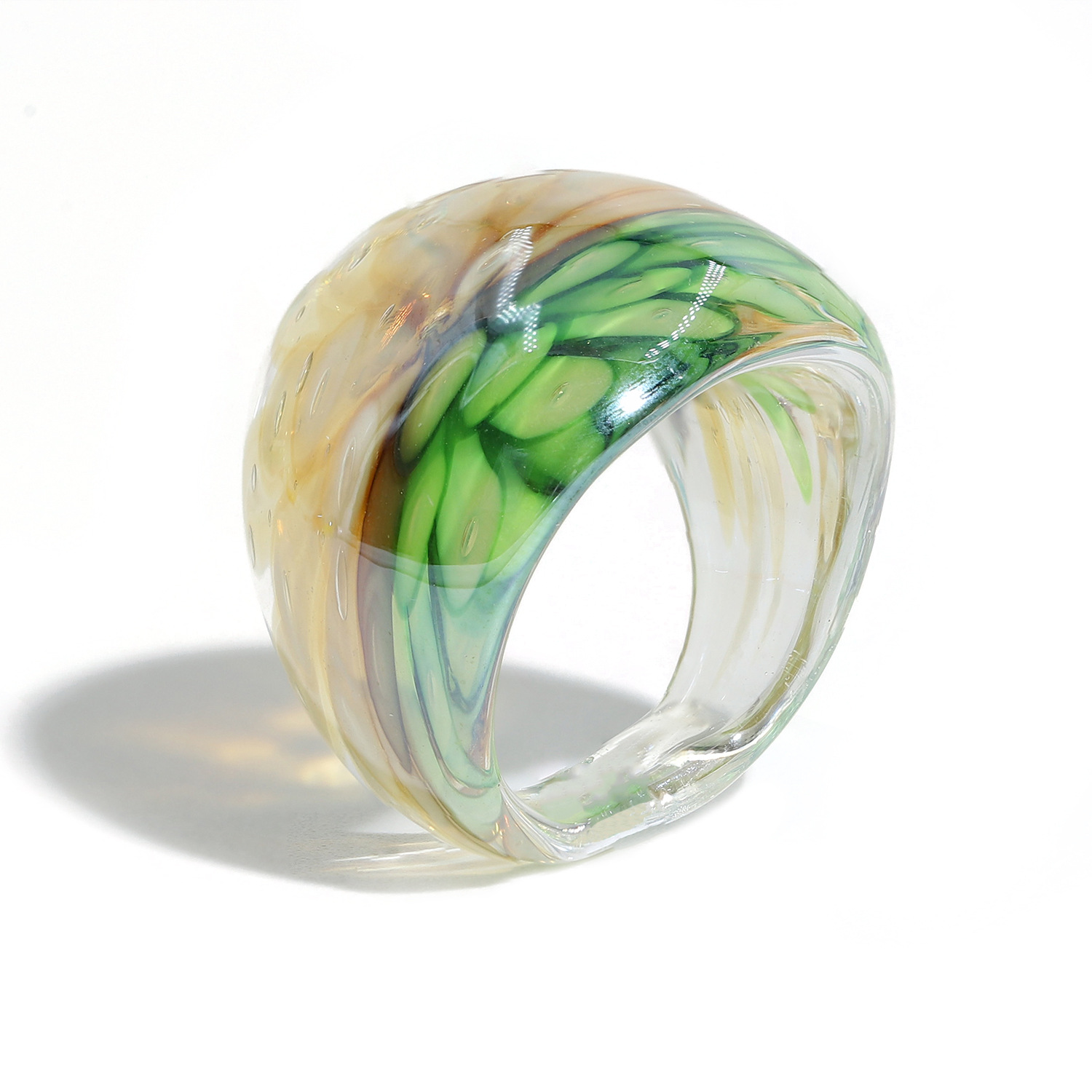 Korean Glaze Smudge Ring display picture 28