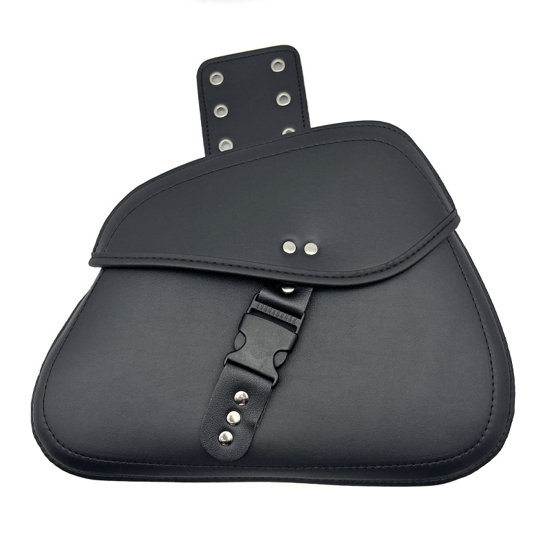 Motorcycle Electric Vehicle Spring Breeze Pannier Retro Leather Waterproof and Wear-Resistant Side Bag Saddle Bag Pannier Bag Tail Side Bag Riding
