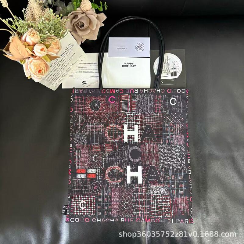 Cross-Border Membership Benefits Vip Employee Uniform Satchel Silk Graffiti Print Design Commuter Handbag Cross-Border Membership Benefits Vip Employee Uniform Satchel Silk Graffiti Print Design Commuter Handbag