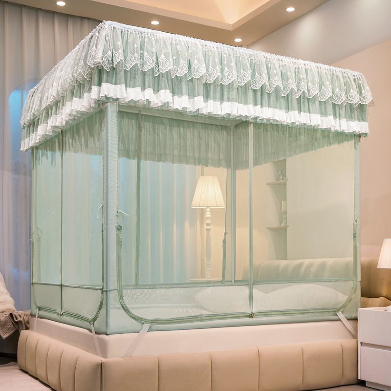 Anti-Fall Mosquito Net for Home Bedroom 2025 New Installation-Free Yurt Full Bottom Baby Prevention Bed Falling Kidsren's Tent