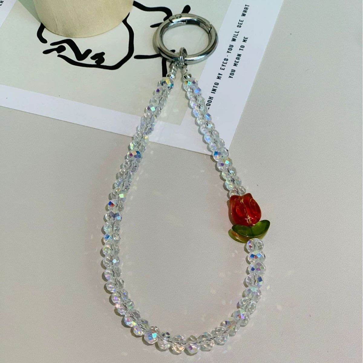Beaded bracelet, mobile phone, strap, universal perfume, pendant, keychain