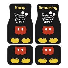 跨境Temu热销加厚水晶绒耐脏易打理汽车脚垫四件套支持贴标代发