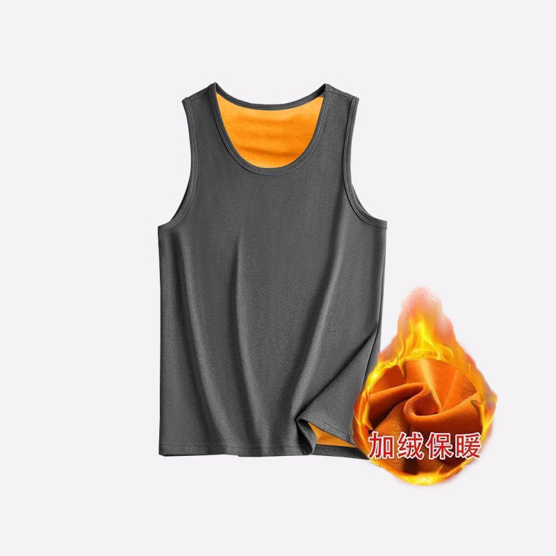 Chaleco de terciopelo dorado para hombre y mujer 2026, capa base ajustada, ropa interior térmica gruesa, chaleco polar para parejas, esencial para el invierno.