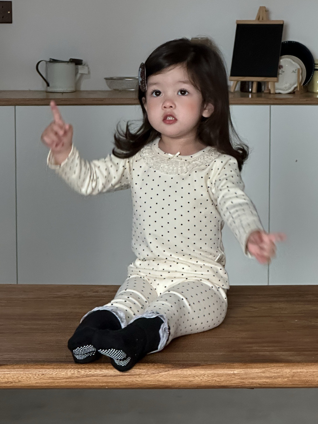 Niña ropa casera set de lana tipo A sin hueso otoño invierno bebé pijama casera set de bebé cubierta casera
