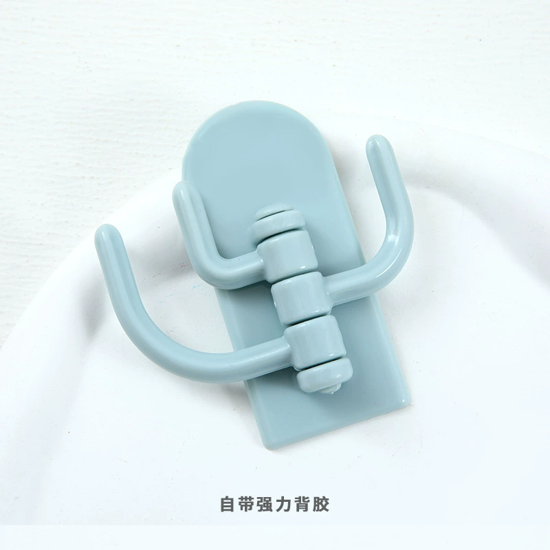 Cute cartoon three -hook hook Student dormitory wall without trace avoidance sticking hook wall door behind the key hook