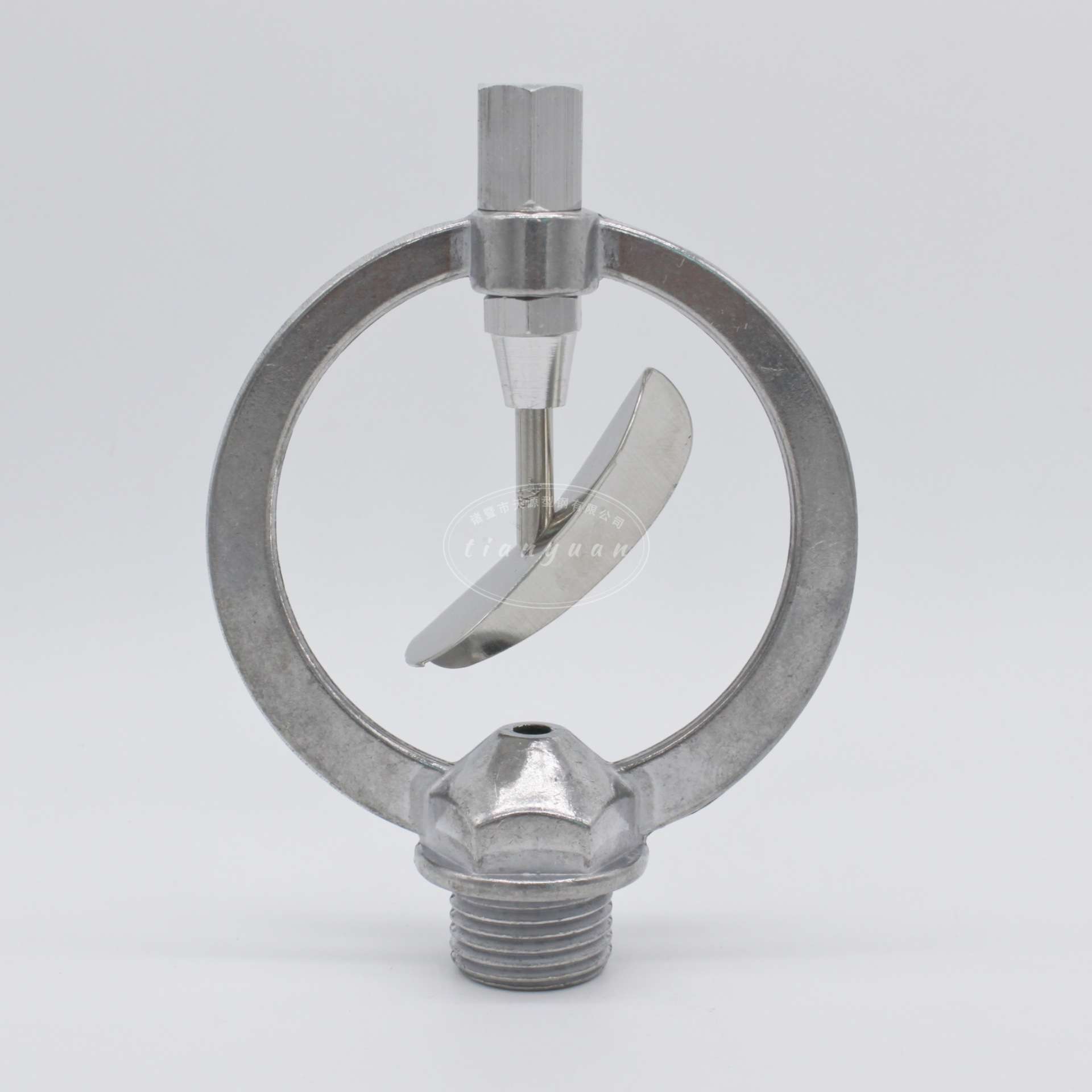 100%厂家直销铝合金草坪喷头 合金蝶形雨状 铝合金雨状碟形喷头