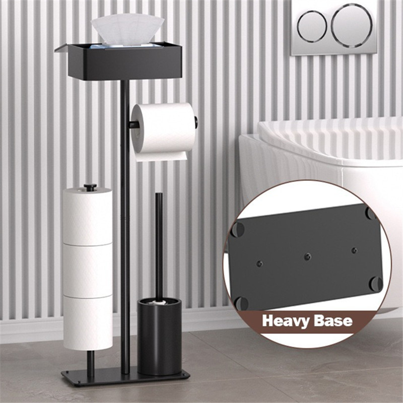 Rack de toallas de baño transfronterizas, rack de papel vertical, rack de papel de baño, rack de papel de mano multipropósito