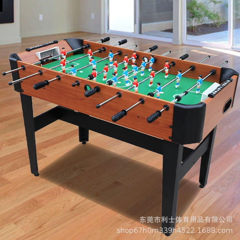Настольный футбол машина Стандартный взрослый восьмиполюсный Настольный футбольный стол Детский двойной футбольный стол Крытый лежачий стол