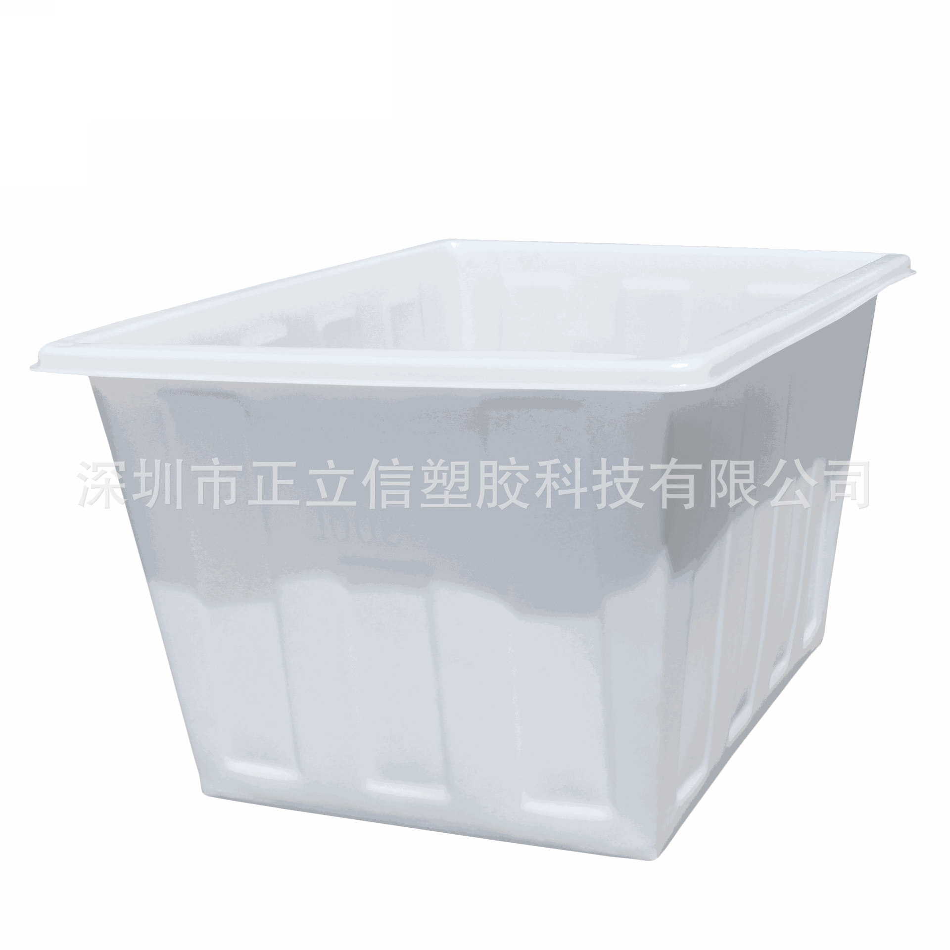 加厚PE新料塑料方盘 车间物料蓝色周转方盘可堆叠式方盘