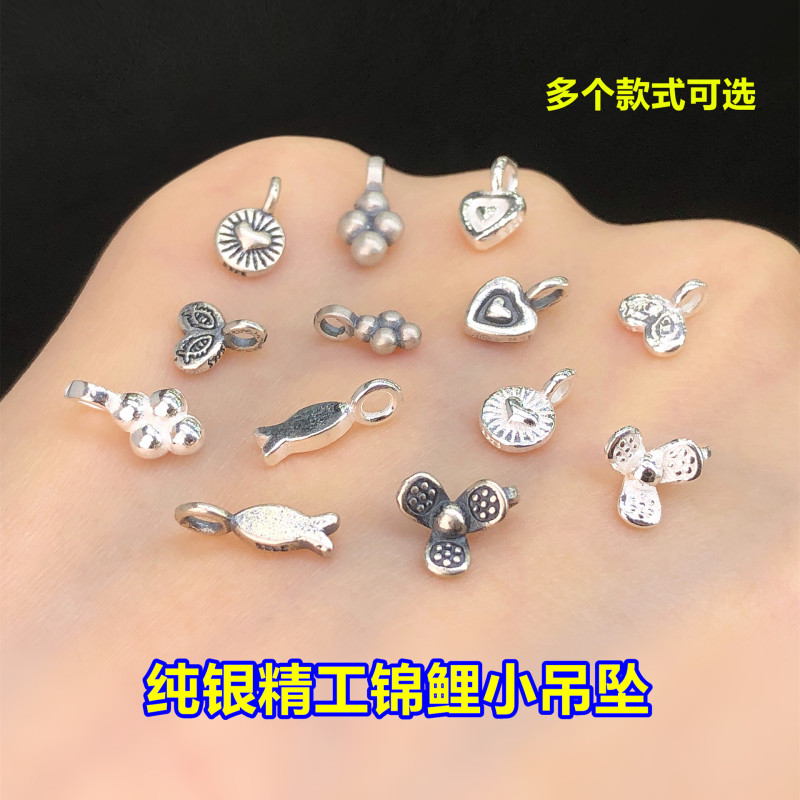 S925 Sterling Silver Seiko Koi Grape Pendant Pendant Crystal Wenwan Braided Hand Rope Necklace Handmade DIY Accessories S925 Sterling Silver Seiko Koi Grape Pendant Pendant Crystal Wenwan Braided Hand Rope Necklace Handmade DIY Accessories