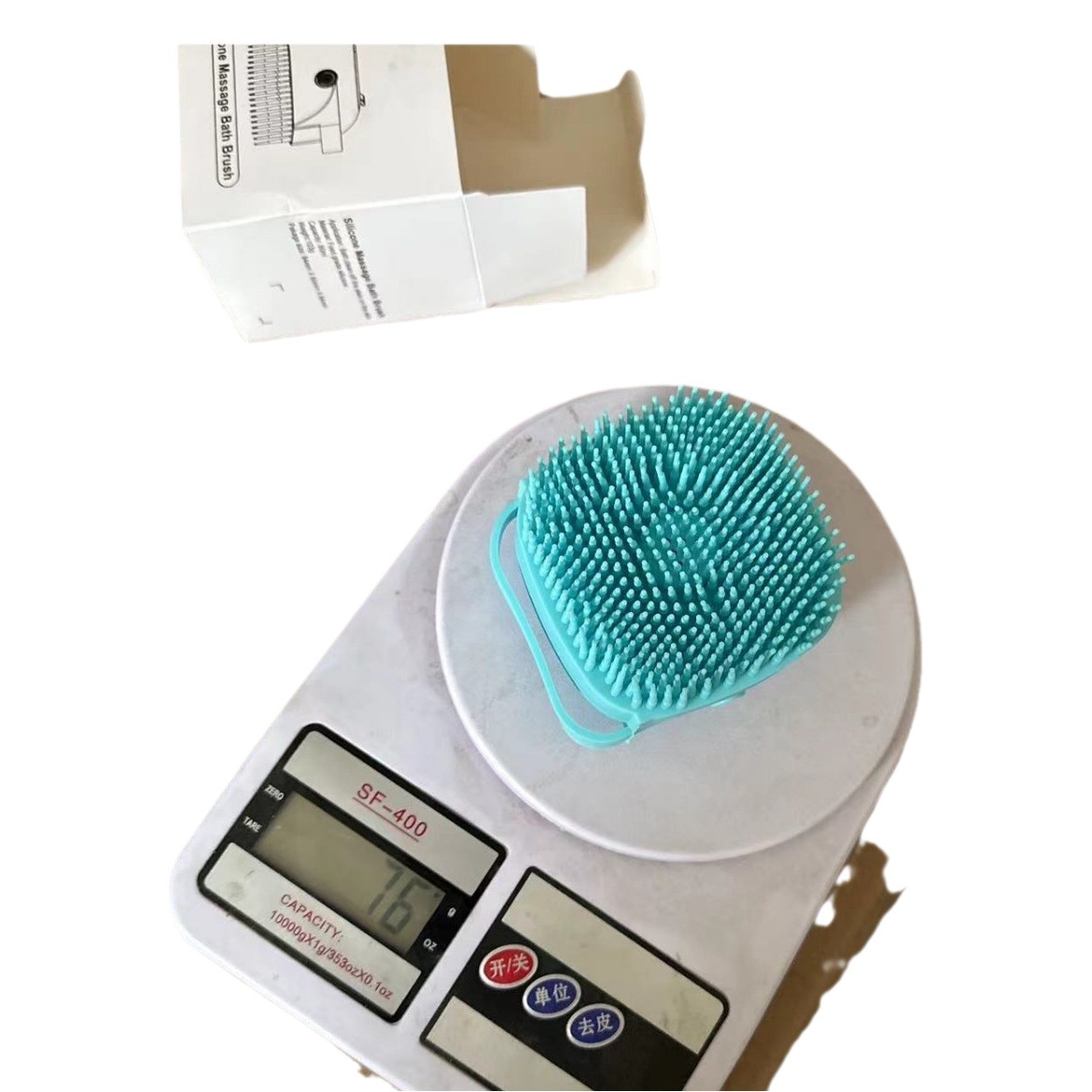 Cepillo de baño multifunción con dispensador de jabón