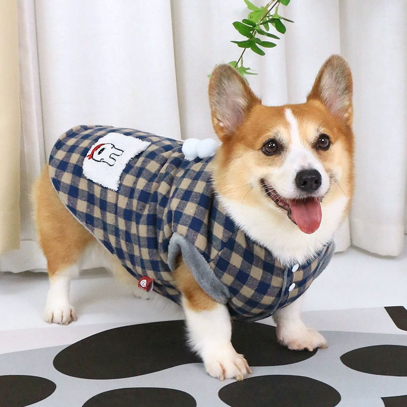 Собачья одежда осенний и зимний жилет теплый Тедди домашние животные маленькие собаки среднего размера 2024 новый зимний чай с молоком