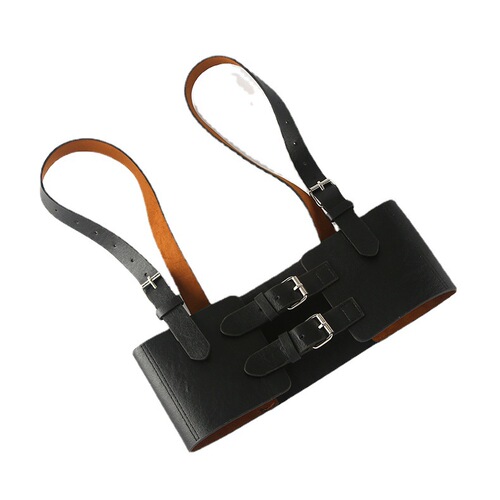 Street photography fashion ladies girdle s punk style wide suspenders versatile fashion shoulder straps European and American waist belt