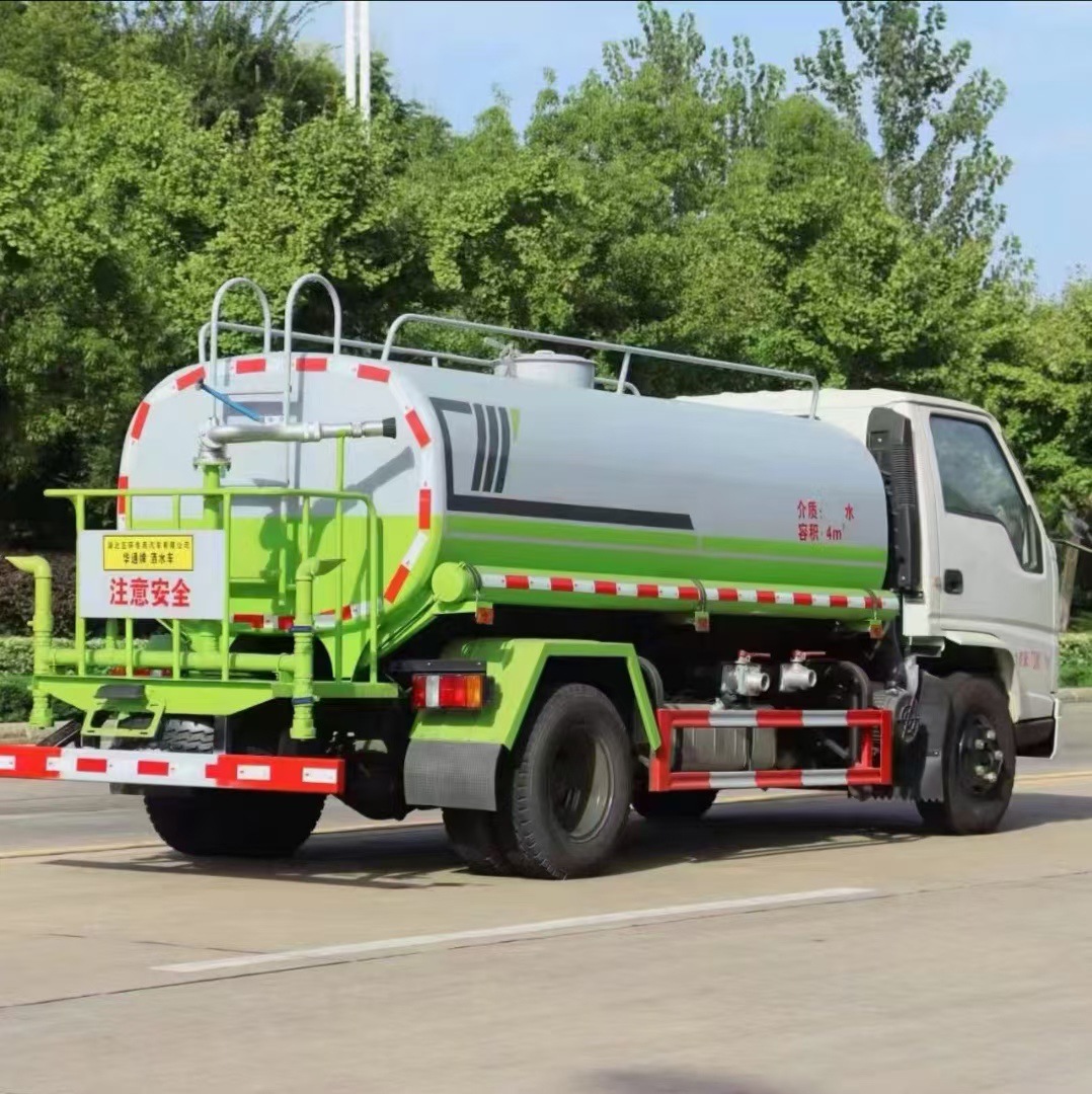 Factory Direct Supply 5-Ton Blue Plate Sprinkler Truck Multifunctional Greenery Spraying Truck 30m Fog Cannon Truck