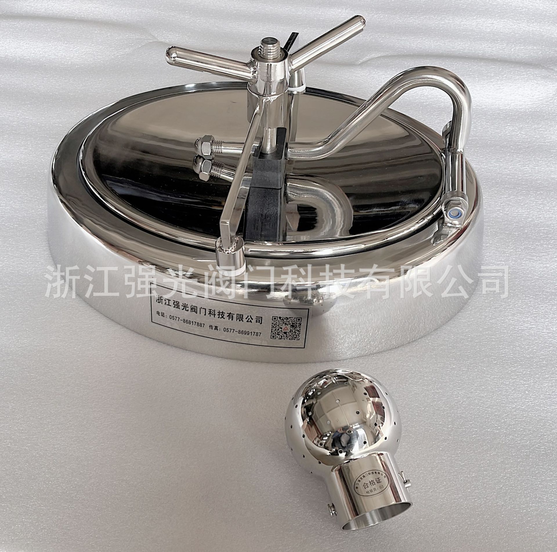 卫生级，不锈钢食品级，椭圆内开人孔，椭圆内开人孔盖，304/316L