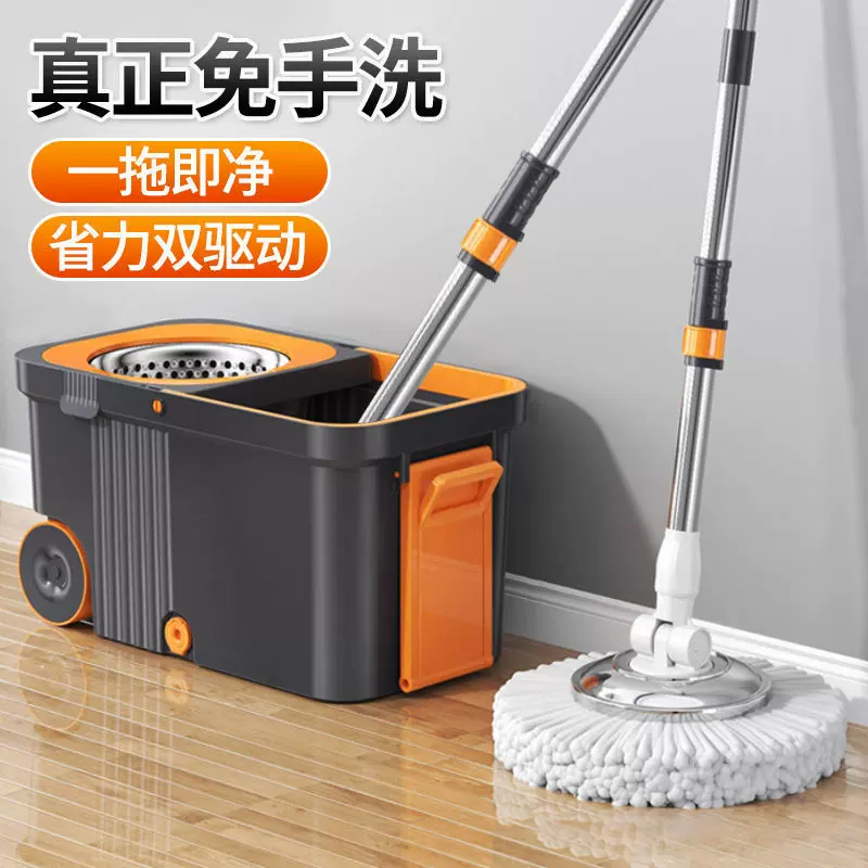 旋转拖把好神拖家用懒人拖把桶免手洗加厚拖把地拖墩布拖布桶