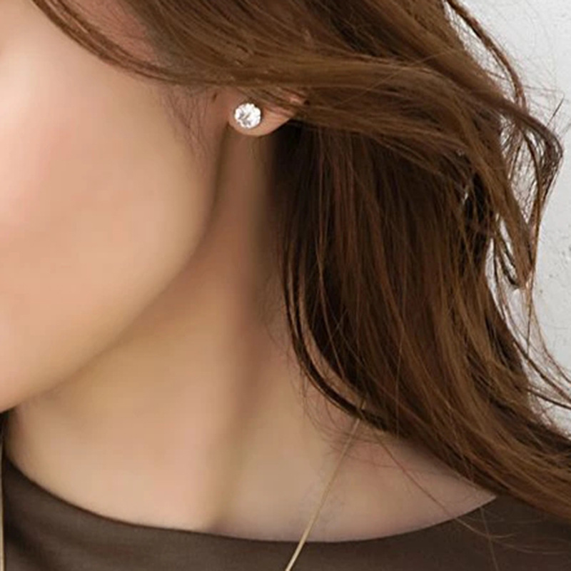 6g Weight 316L Stainless Steel Ear Needle Material Zircon Inlay Material Ear Studs Classification 1 Pair Quantity Holiday, Daily Occasion 316L Stainless Steel Material Geometric Pattern Women's Gender Basic, Modern Style, Classic Style Style Waterproof Non Tarnish, Surgical Steel, Plating, Inlay Craft 316L Stainless Steel Zircon Geometric Waterproof Non Tarnish Surgical Steel Basic Modern Style Classic Style Ear Studs For Women's 14