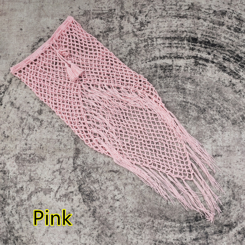 Boho strandklänning med fransar och fishtail-fåll för damer_voghion.com