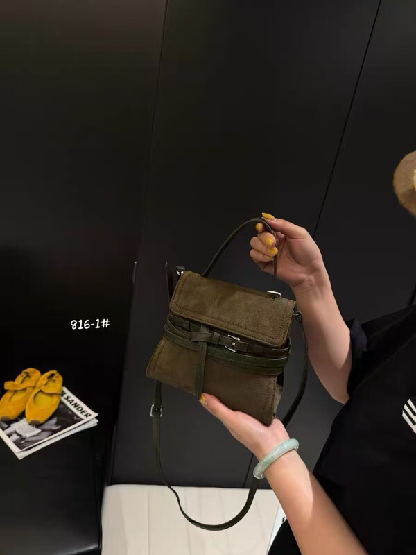 复古手提翻盖包时尚手提绕带托特包中古波士顿小方包百搭斜挎包|undefined