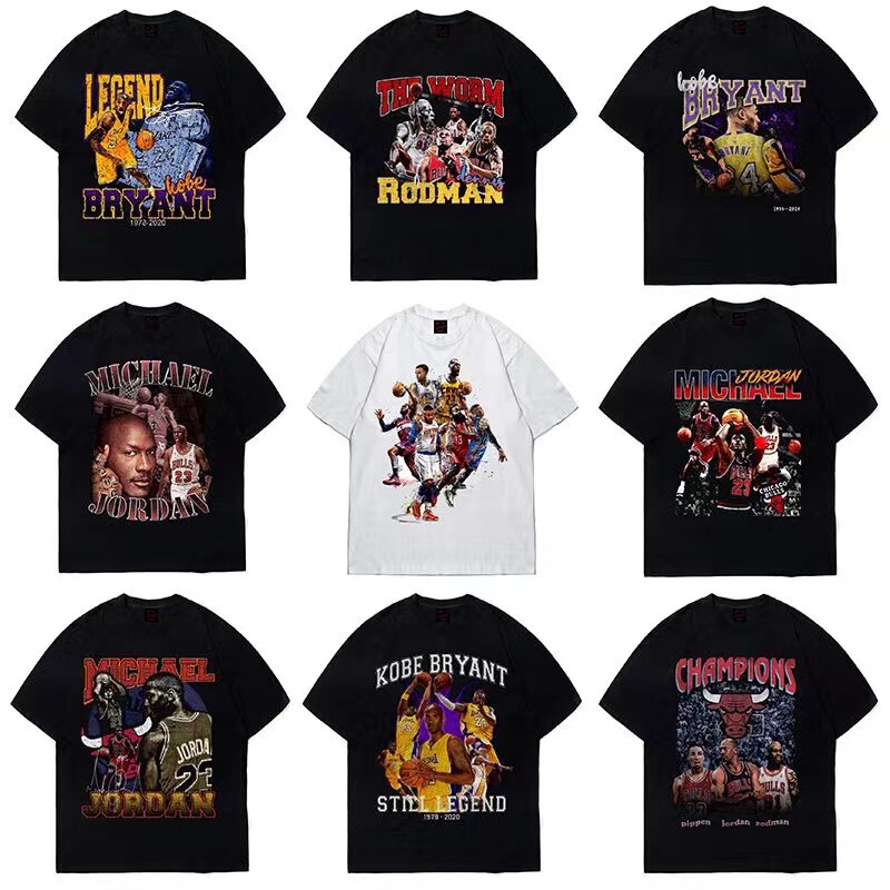 KOBE Brye BRYANT James Harden Harden Lakers Chicago Short-sleeved T-shirt KOBE Brye BRYANT James Harden Harden Lakers Chicago Short-sleeved T-shirt