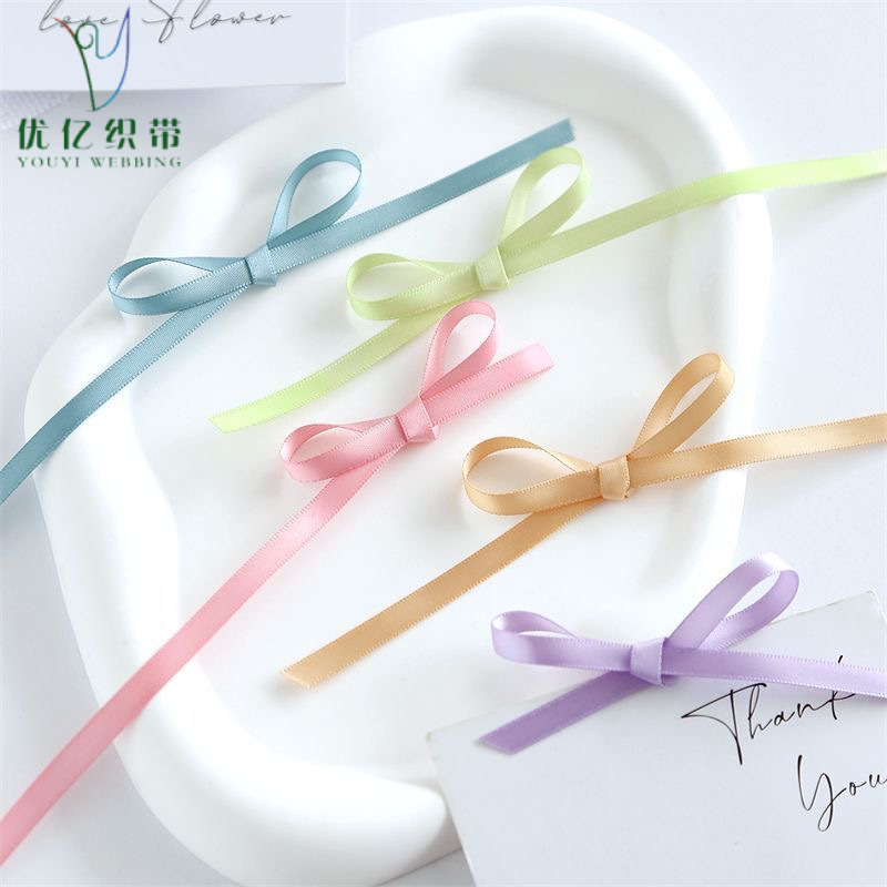 Regalos para hornear, embalaje de flores, cinta de lazo, cinta de boda, regalo de mano, cinta de cinta, cinta de poliéster, cinta de rosca image 3
