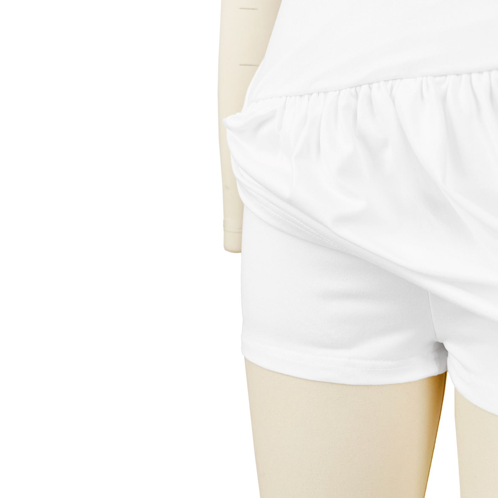 Women Clothing Sexy Tube Top Pleating Double Layer Pantskirt Two Piece Set 10 Women Clothing Sexy Tube Top Pleating Double Layer Pantskirt Two Piece Set
