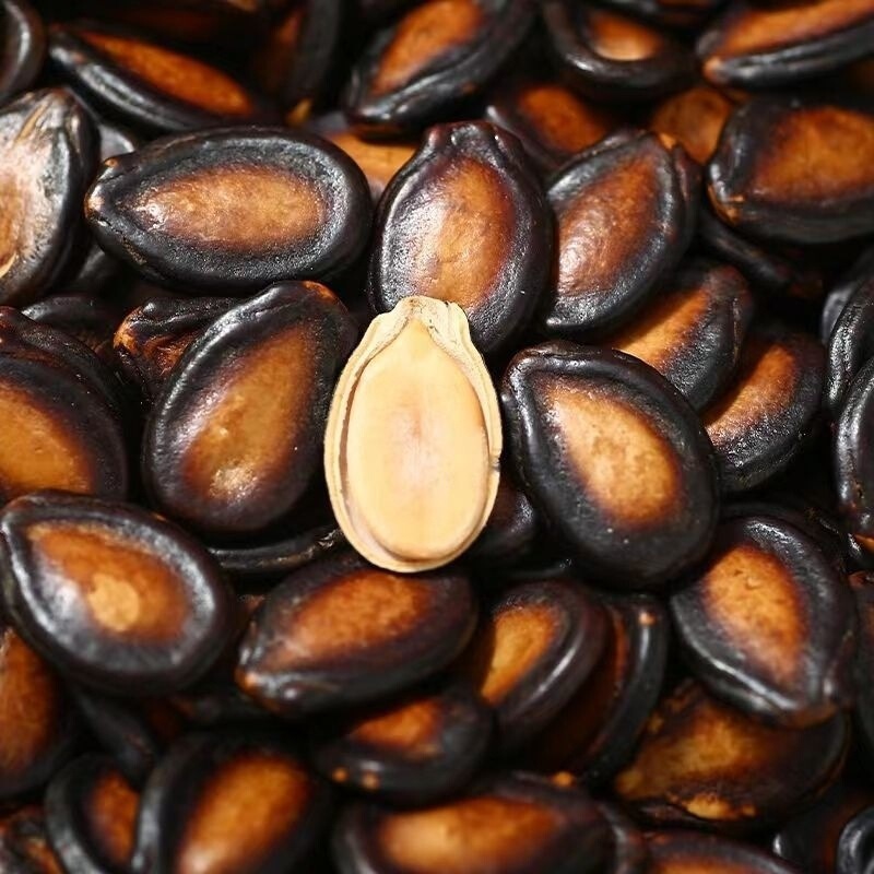 2025 Black Melon Seed Flavor Watermelon Seeds New Stock Bagged Net Weight Plum Nuts Roasted Seeds Large Snacks 500g