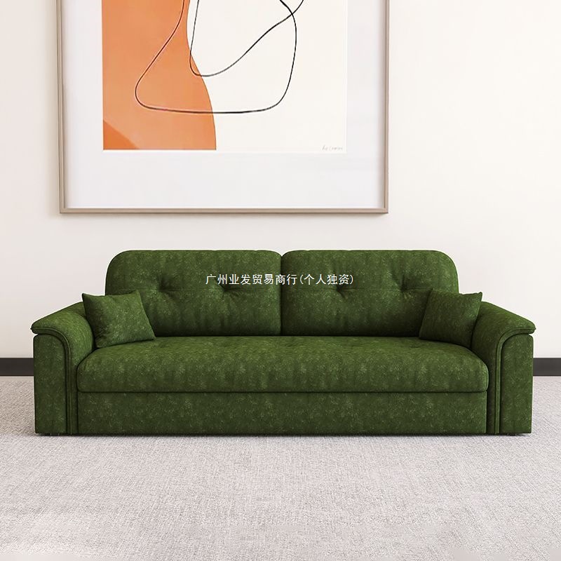 Que'Anju Foldable Sofa Bed Dual-Purpose All-In-One Multi-Functional Living Room Small Apartment Retractable Double Balcony Multi-Functional