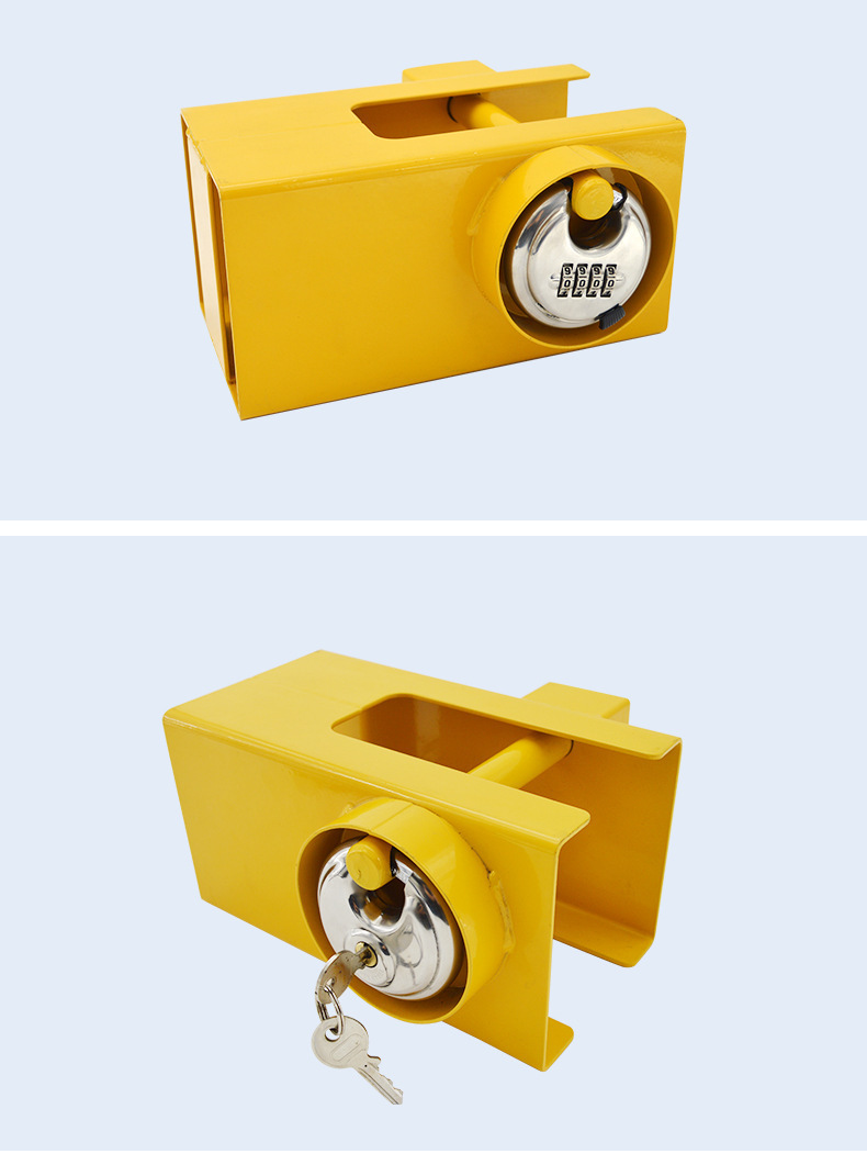 Cross-Border Hot-Selling Stainless Steel Off-Road Vehicle Trailer Lock, Anti-Theft Universal Truck Trailer Connector, Trailer Latch Lock