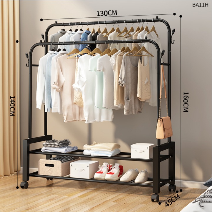 더블 레이어 더블 로드 130 블랙 후크 휠