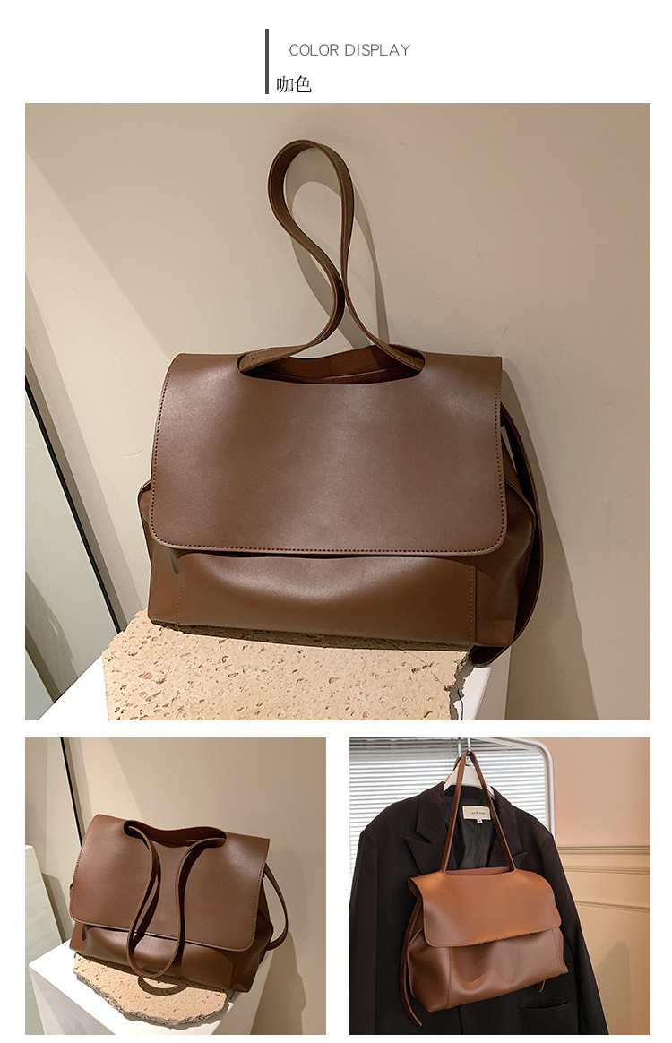 Autumn And Winter 2021 New Large-capacity One-shoulder Handbag Fashion New Trendy Tote Bag display picture 5