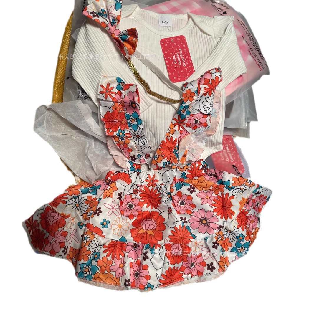 Conjunto Mixto de Ropa Infantil de Algodón para Niños y Niñas
