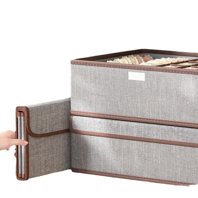 下着収納ケース家庭用学生寮に靴下を置く下着三合一引き出し式仕切り整理ケース神器|undefined