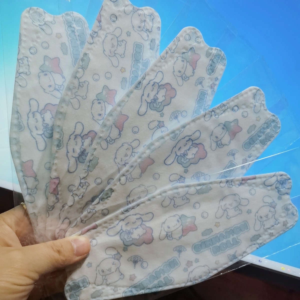 独立包装折叠型卡通可爱印花透气成人小红书同款一次性动漫口罩