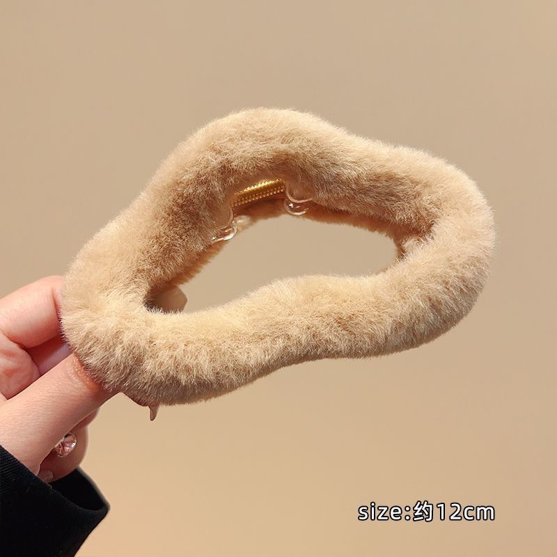 플러시 클라우드 라이트 브라운-12cm