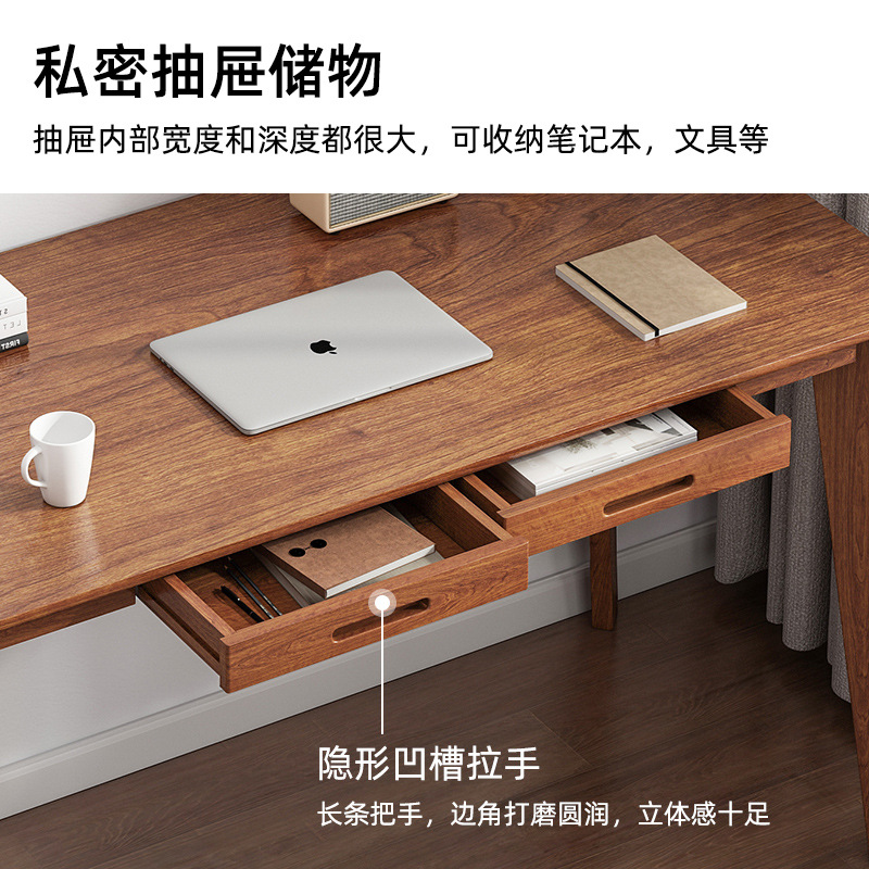 Escritorio de oficina hogar simple madera maciza pierna pequeña mesa banco de trabajo dormitorio estudiante estudio escritorio de la computadora de escritorio