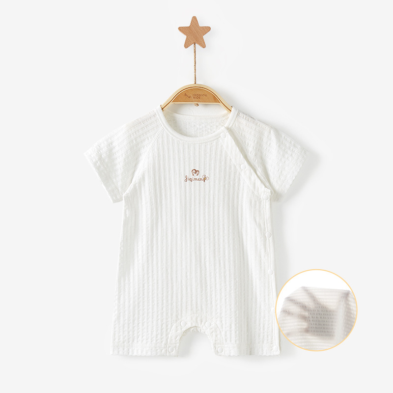 Bebé mono verano pijamas delgados traje de manga corta mameluco recién nacido Ropa niños y niñas Bebé Ropa de verano