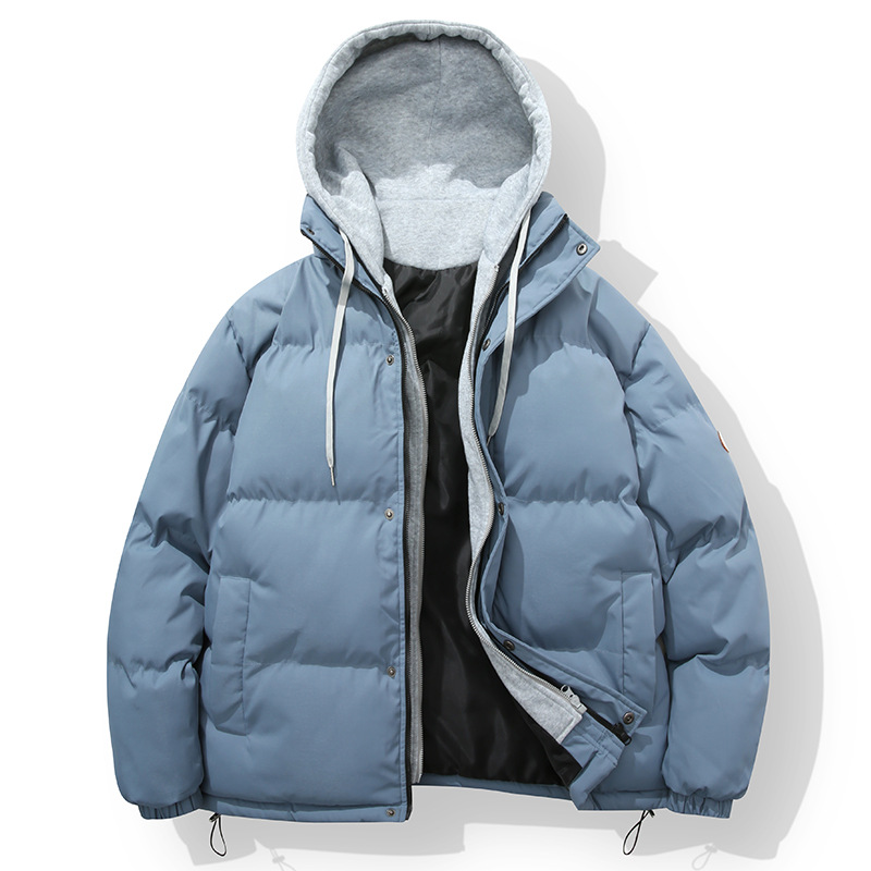 Manteau de mode en coton épais pour homme, vêtement tendance d'hiver_voghion.com