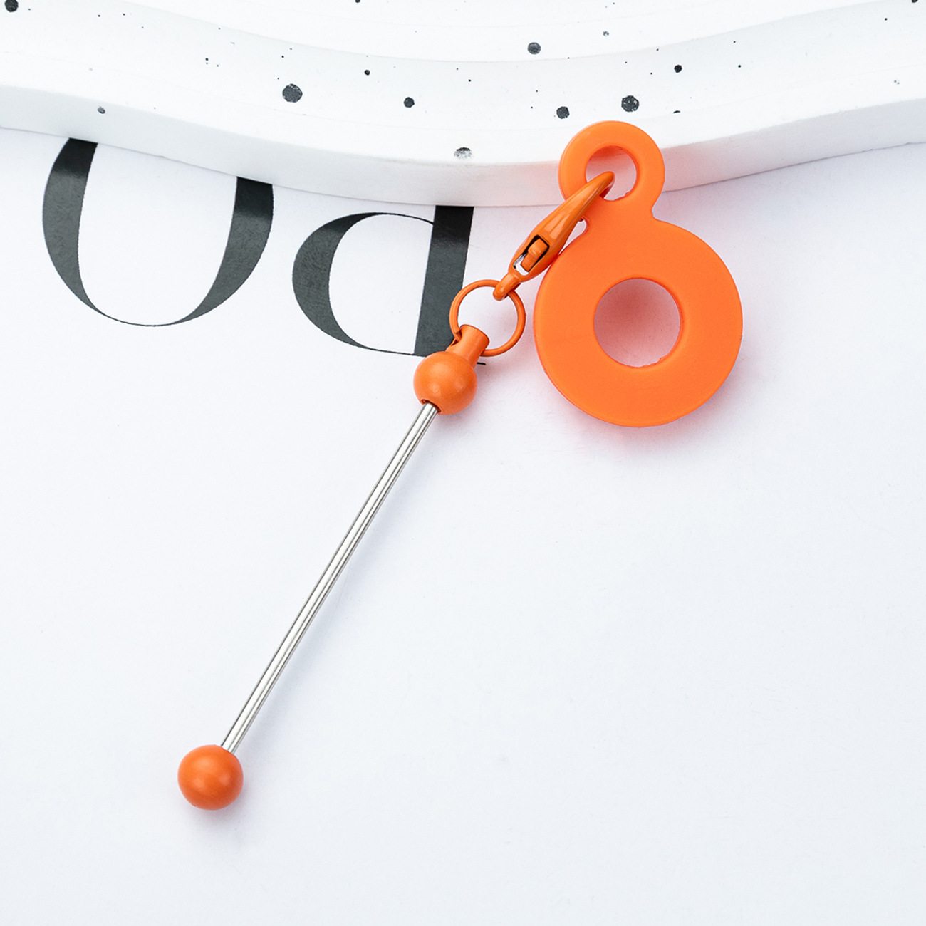 DIY cuentas de paja de silicona colgante para 8mm - 10mm taza de agua paja de silicona decoración fábrica al por mayor